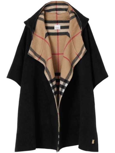 burberry black cape with hood|Burberry capes and ponchos.